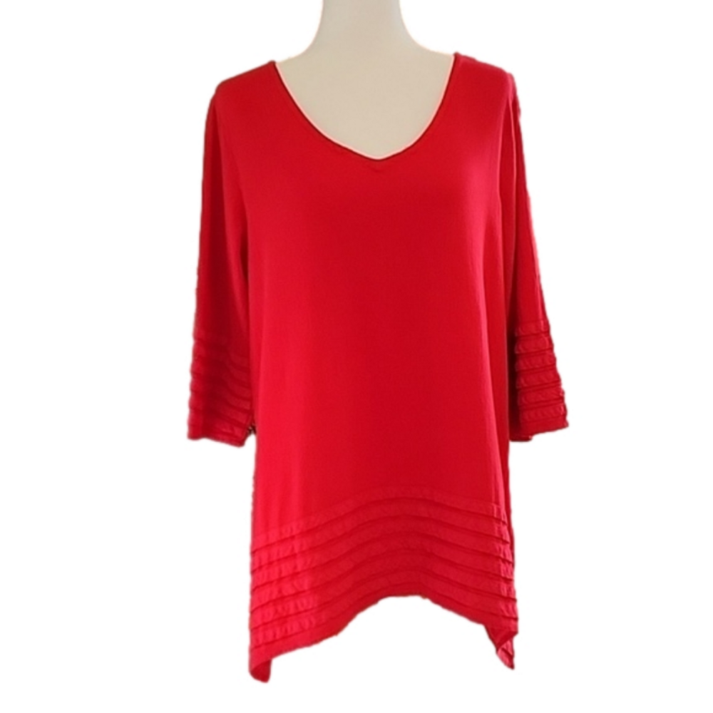Buco Cotton Gauze Blouse By Dunes Size Sm/Med (Dunes 1)